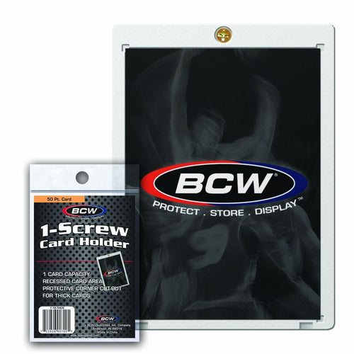 1-Screw Thick Card Holder - 50 PT. *LIMITED STOCK*
