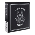BCW black 3-inch comic book album, front and spine