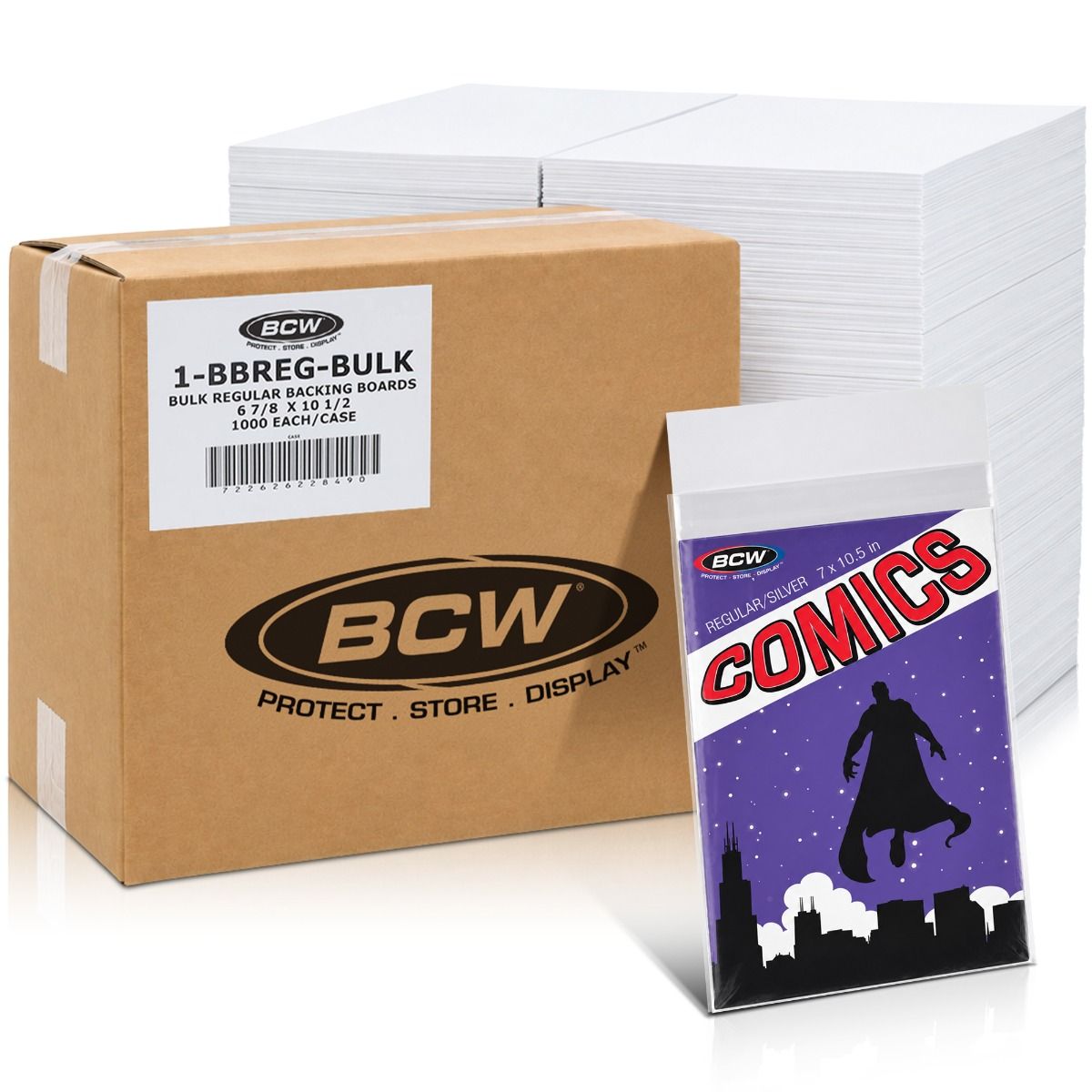 Bulk Regular Comic Backing Boards