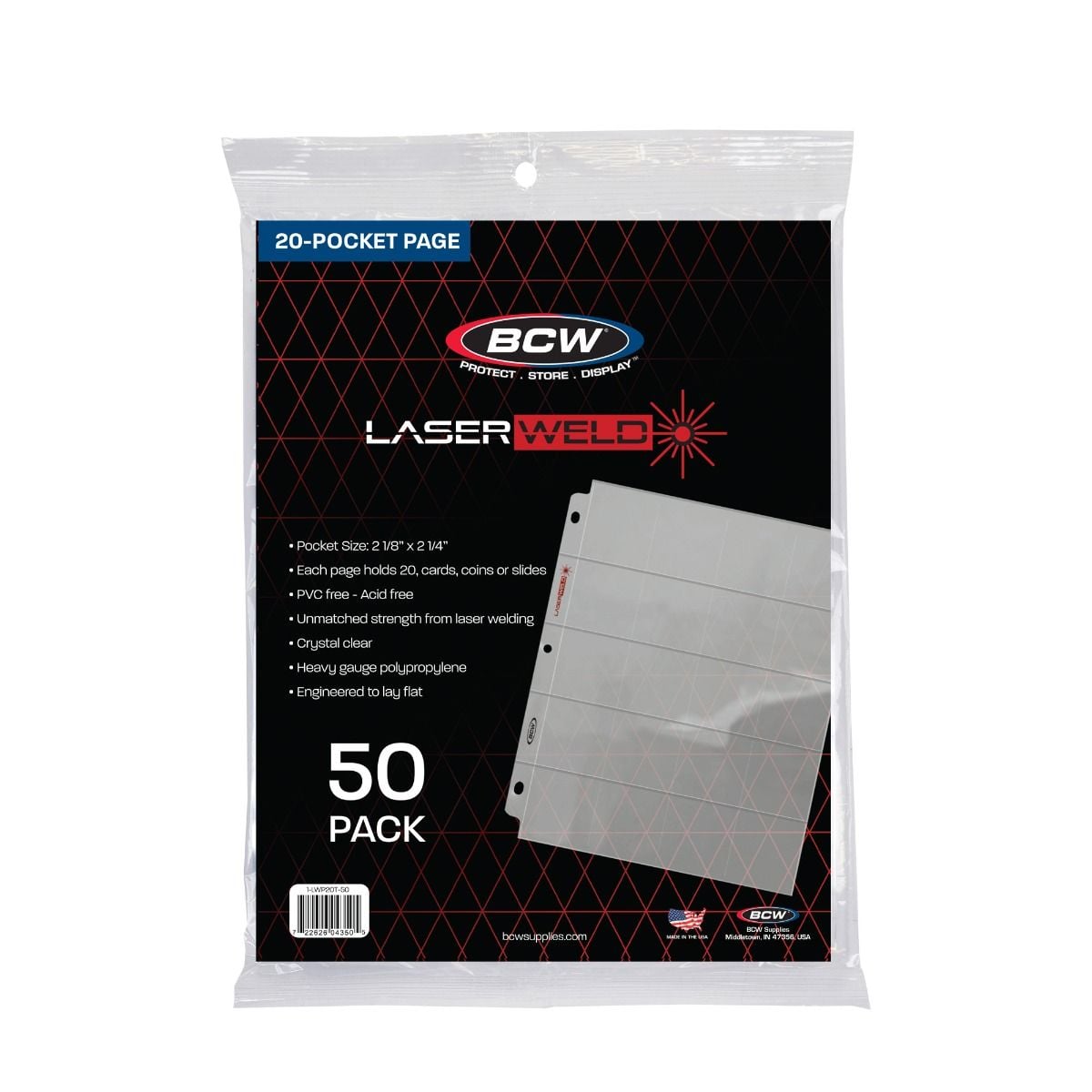 LaserWeld 20-Pocket Page (50 CT. Pack)