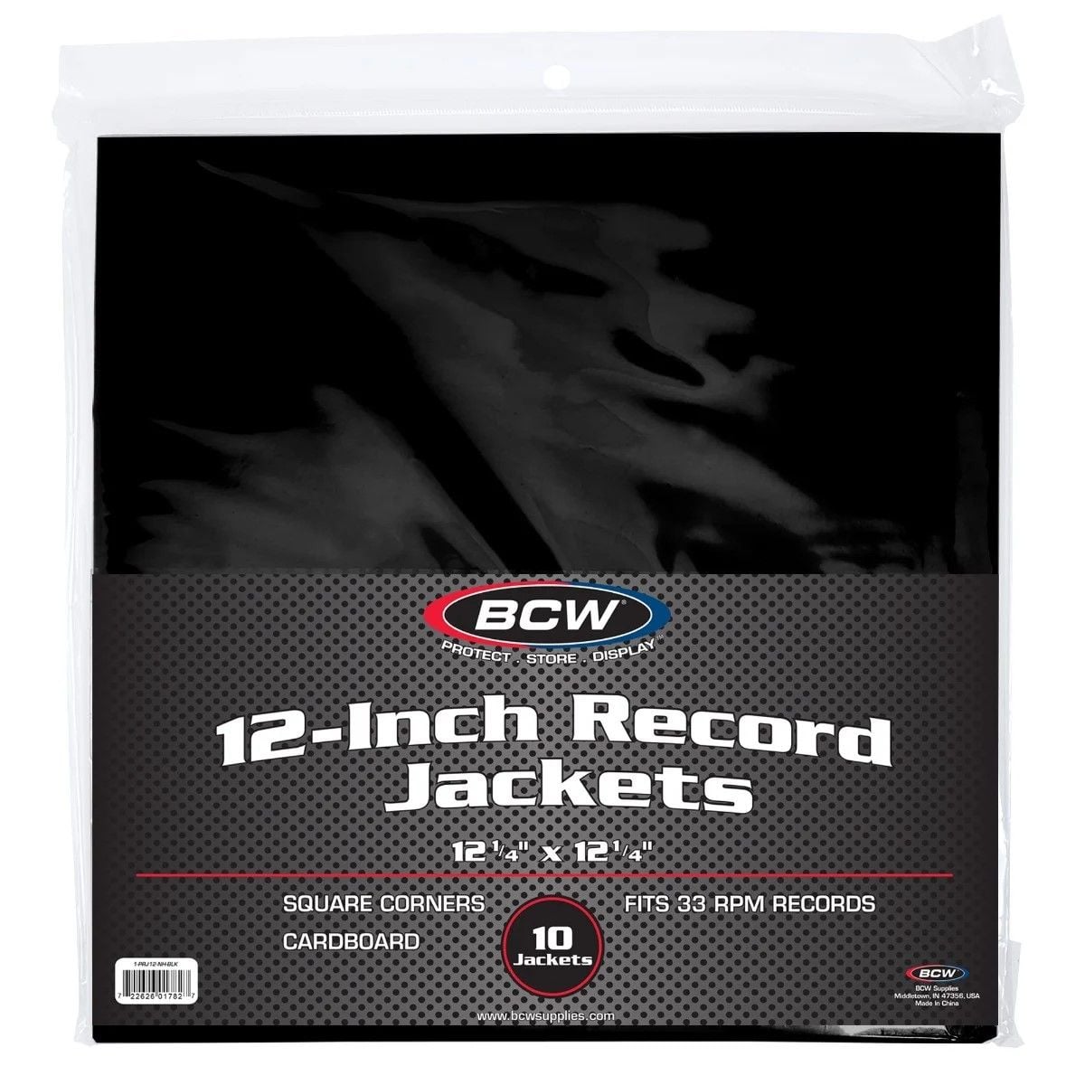 12 Inch Record Paper Jacket-No Hole *LTD STOCK*
