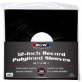 12-Inch Record Paper Inner Sleeves-Polylined