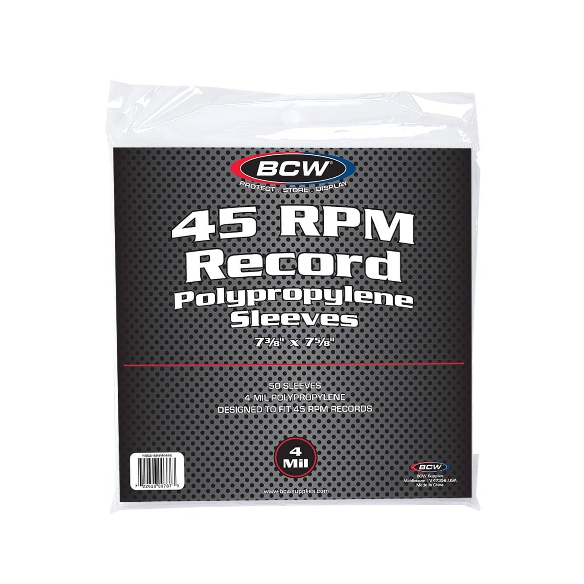 45 RPM Record Sleeves - 4 MIL