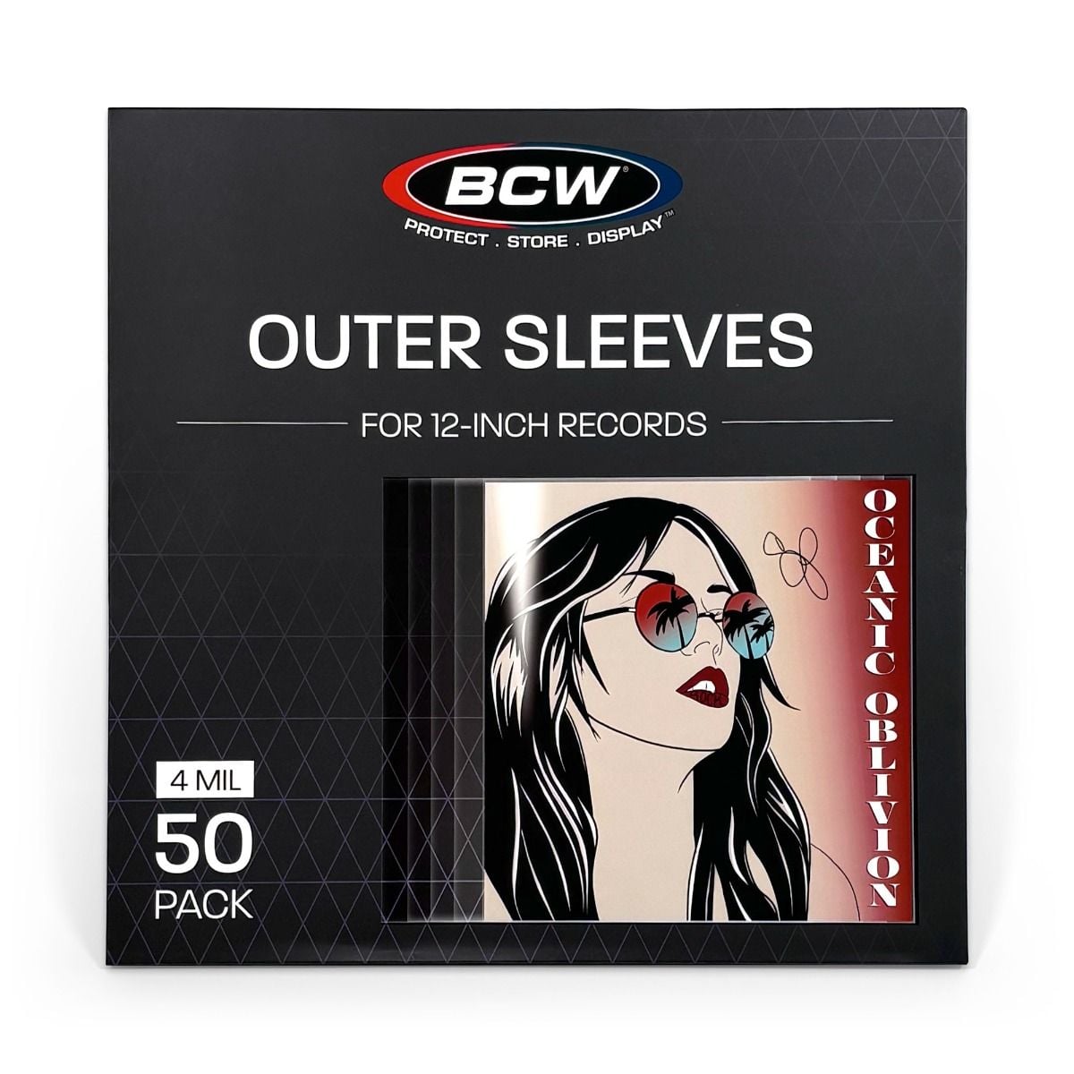 12-Inch Record Sleeves - 4 MIL - 50 Pack