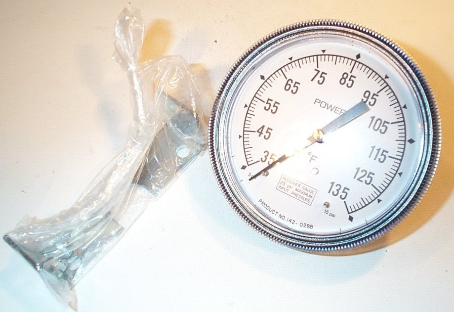 Siemens Eng Rcv Gauge,3-1/2",35/135F 142-0288