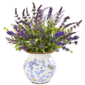17" Lavender Artificial Arrangement in Floral Vase by Nearly Natural
