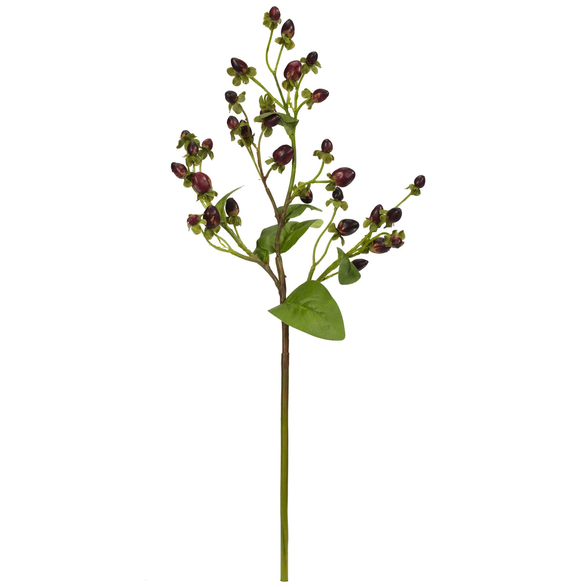 17" Italian Coffee Bean Artificial Flower (Set of 8) by Nearly Natural