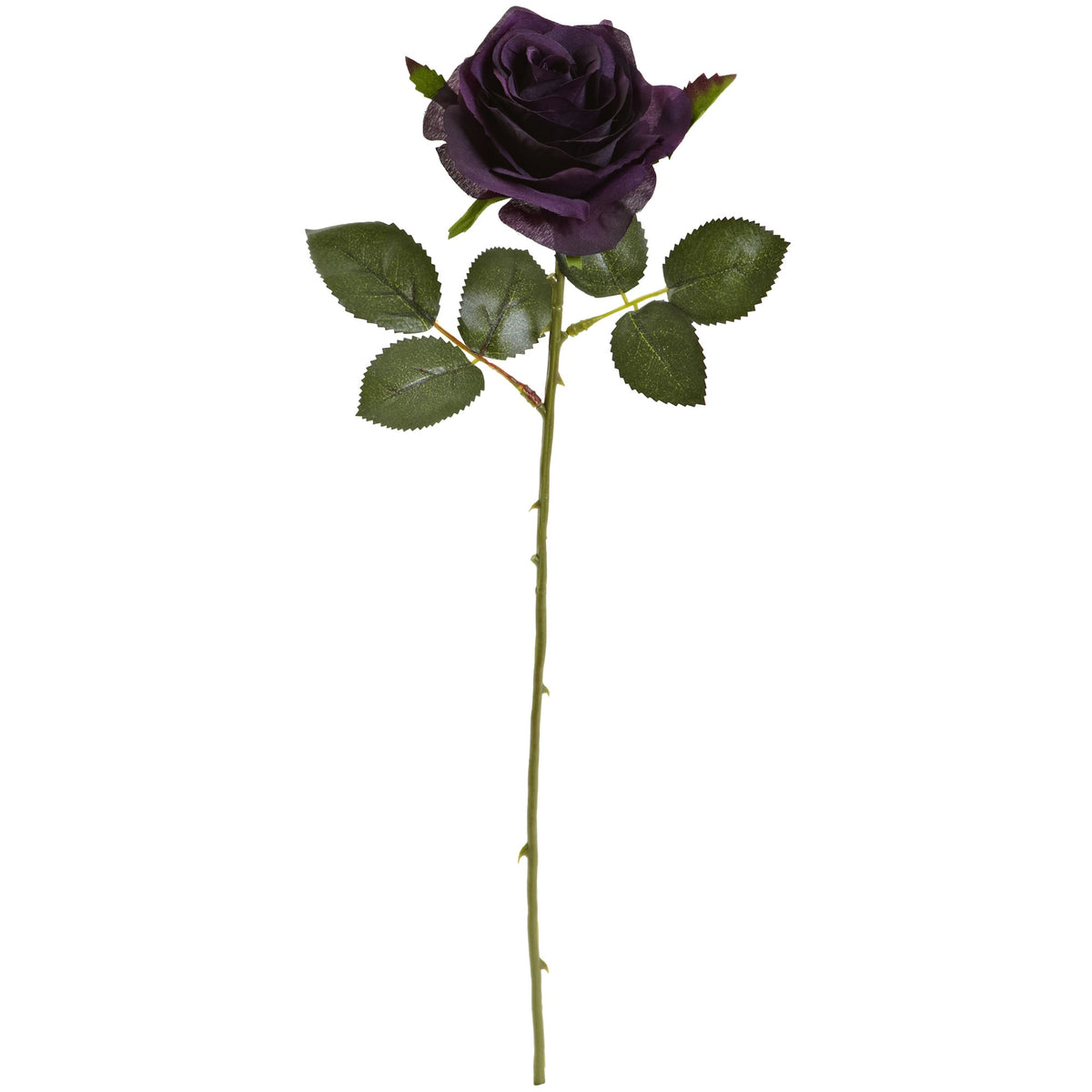 18" Rose Artificial Flower (Set of 24) by Nearly Natural in Purple Elegance