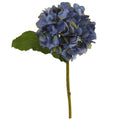 12" Hydrangea Artificial Flower (Set of 12) by Nearly Natural in Blue