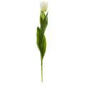 22" Tulip Artificial Flower (Set of 8) by Nearly Natural in White
