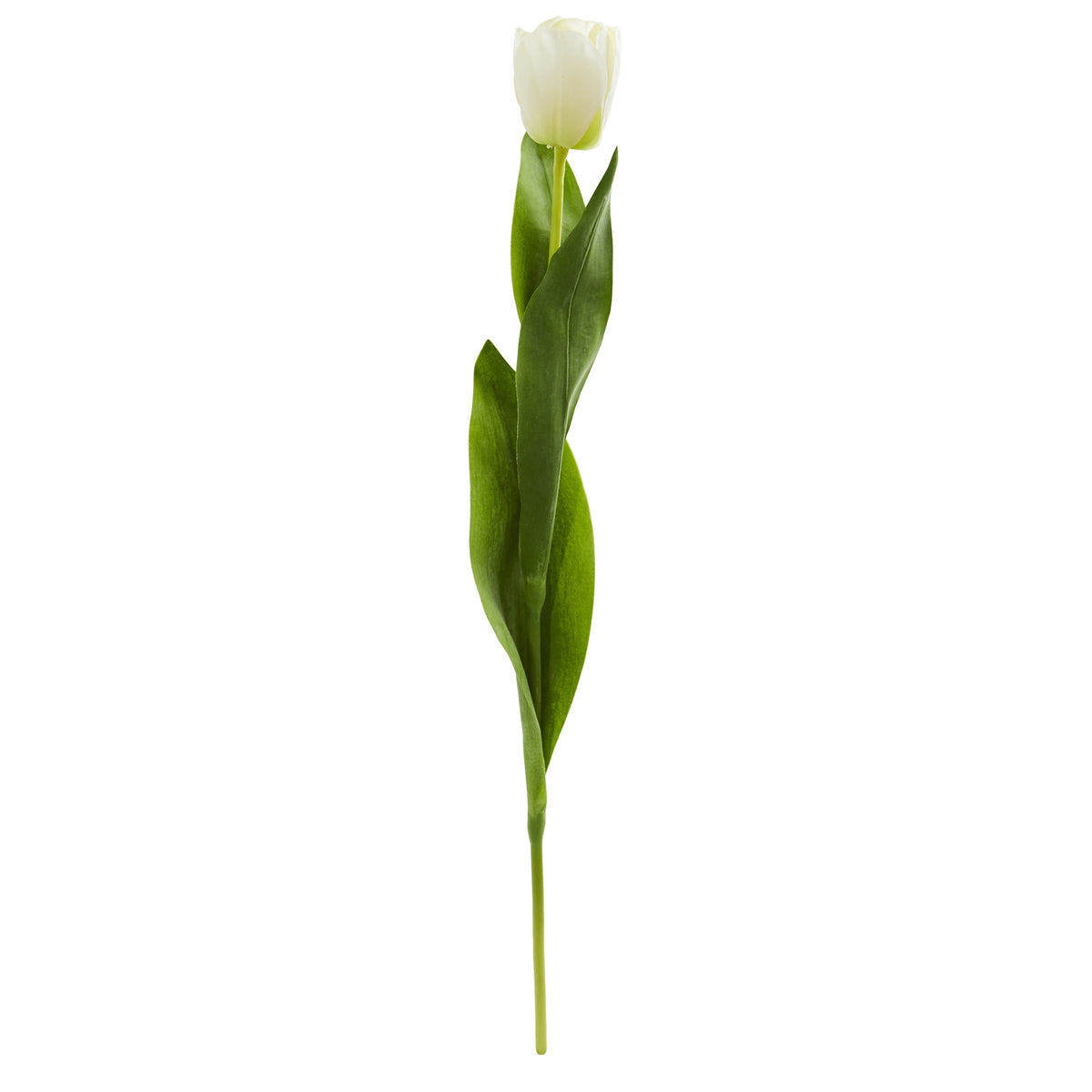 22" Tulip Artificial Flower (Set of 8) by Nearly Natural in White