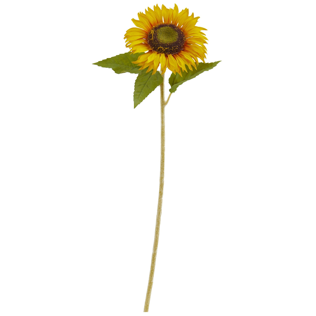 24" Sunflower Artificial Flower (Set of 12) by Nearly Natural