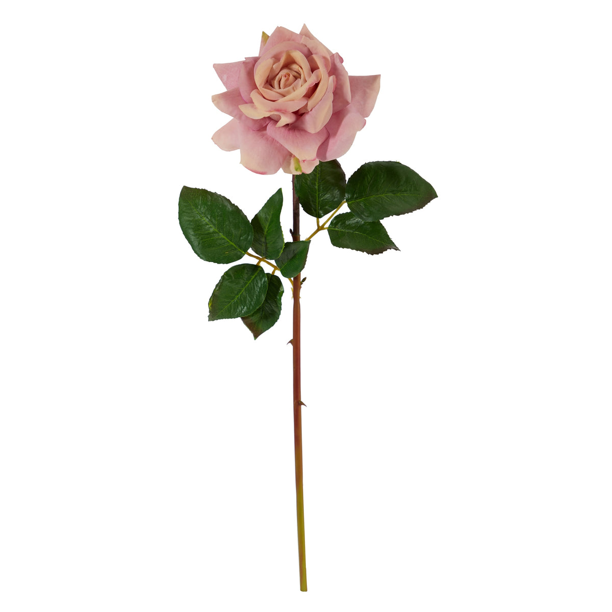20" Rose Artificial Flower (Set of 6) by Nearly Natural in Lavender