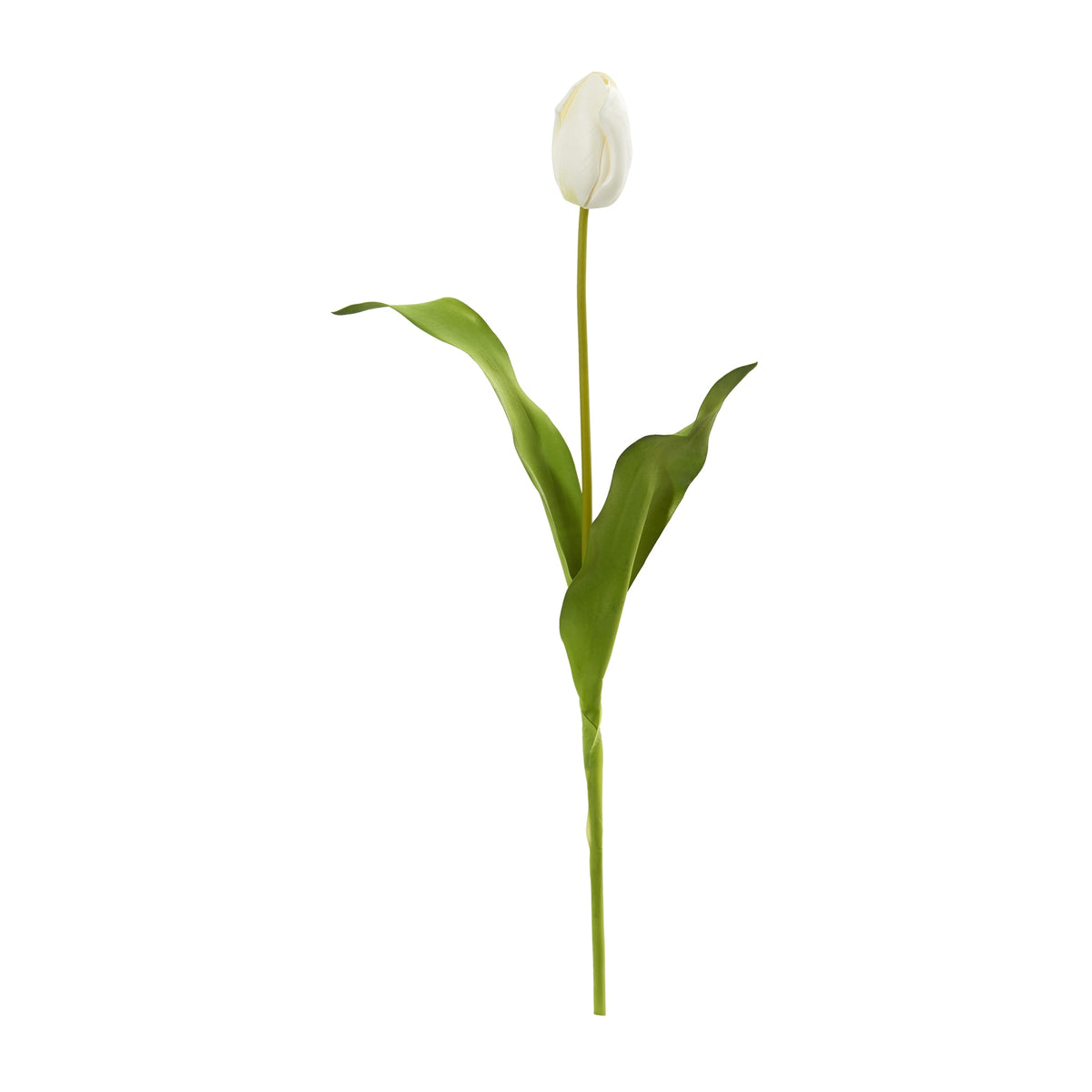 23" Dutch Tulip Artificial Flower (Set of 12) by Nearly Natural in White