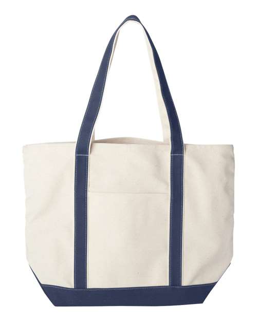 Liberty Bags 72566 in Natural/ Navy