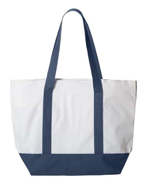 Liberty Bags 70366 en blanco/Azul marino (White/ Navy)