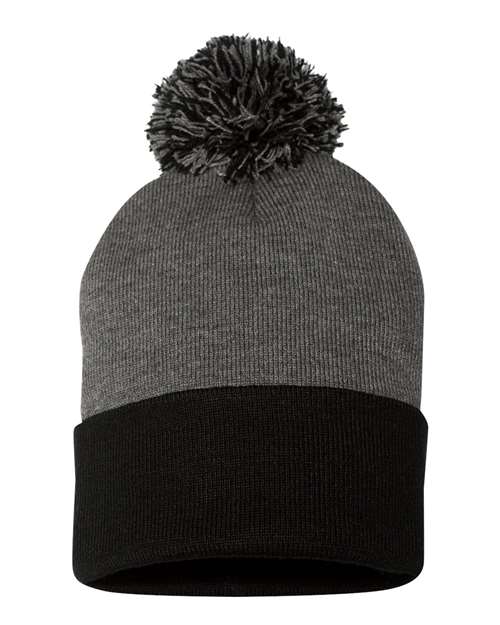 Sportsman 21595 en gris oscuro jaspeado/Negro (Dark Heather Grey/ Black)