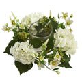 16" Hydrangea Candelabrum by Nearly Natural
