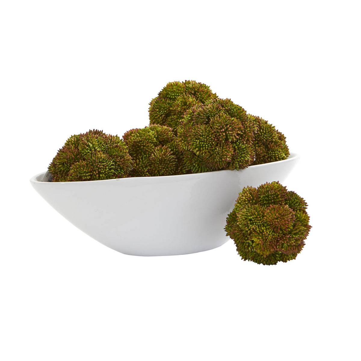 4" Sedum Ball by Nearly Natural
