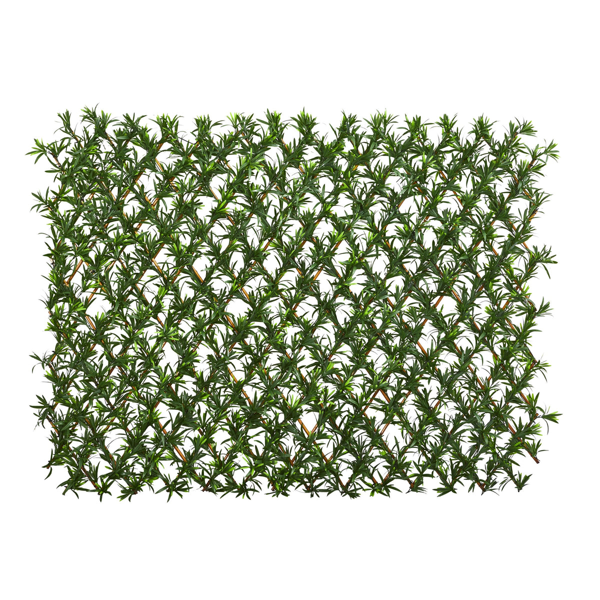 39" Podocarpus Expandable Fence UV Resistant & Waterproof by Nearly Natural