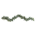 6.5' Olive Artificial Garland by Nearly Natural