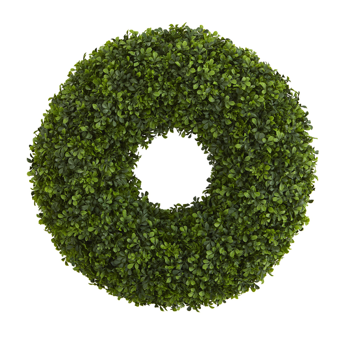 28" Boxwood Artificial Wreath by Nearly Natural