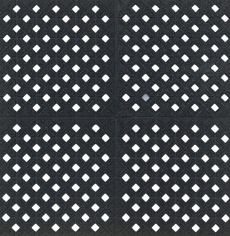 Durable Corporation RX Open Modular Nitrile Mat, 18 x 18 in