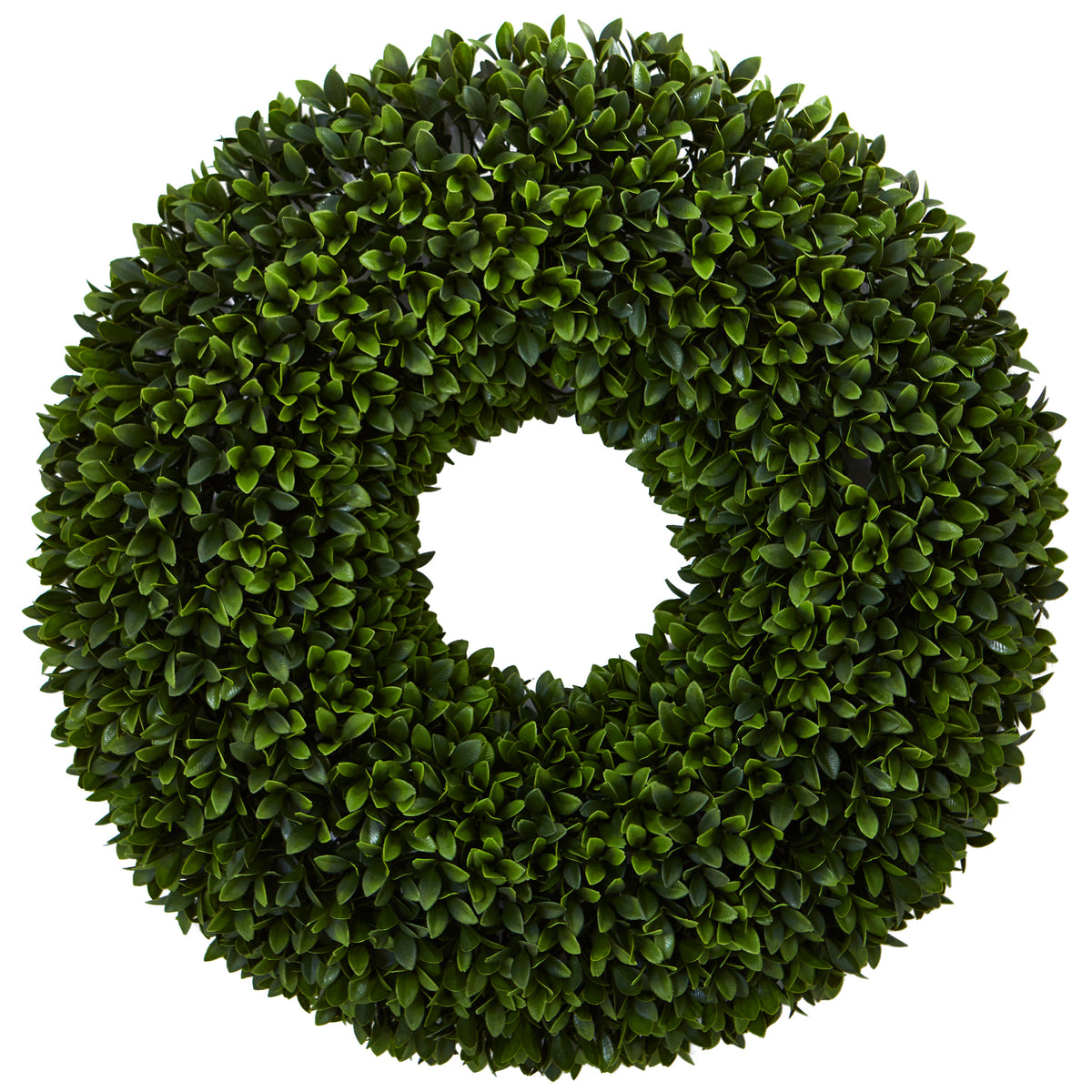 24" Boxwood Artificial Wreath by Nearly Natural