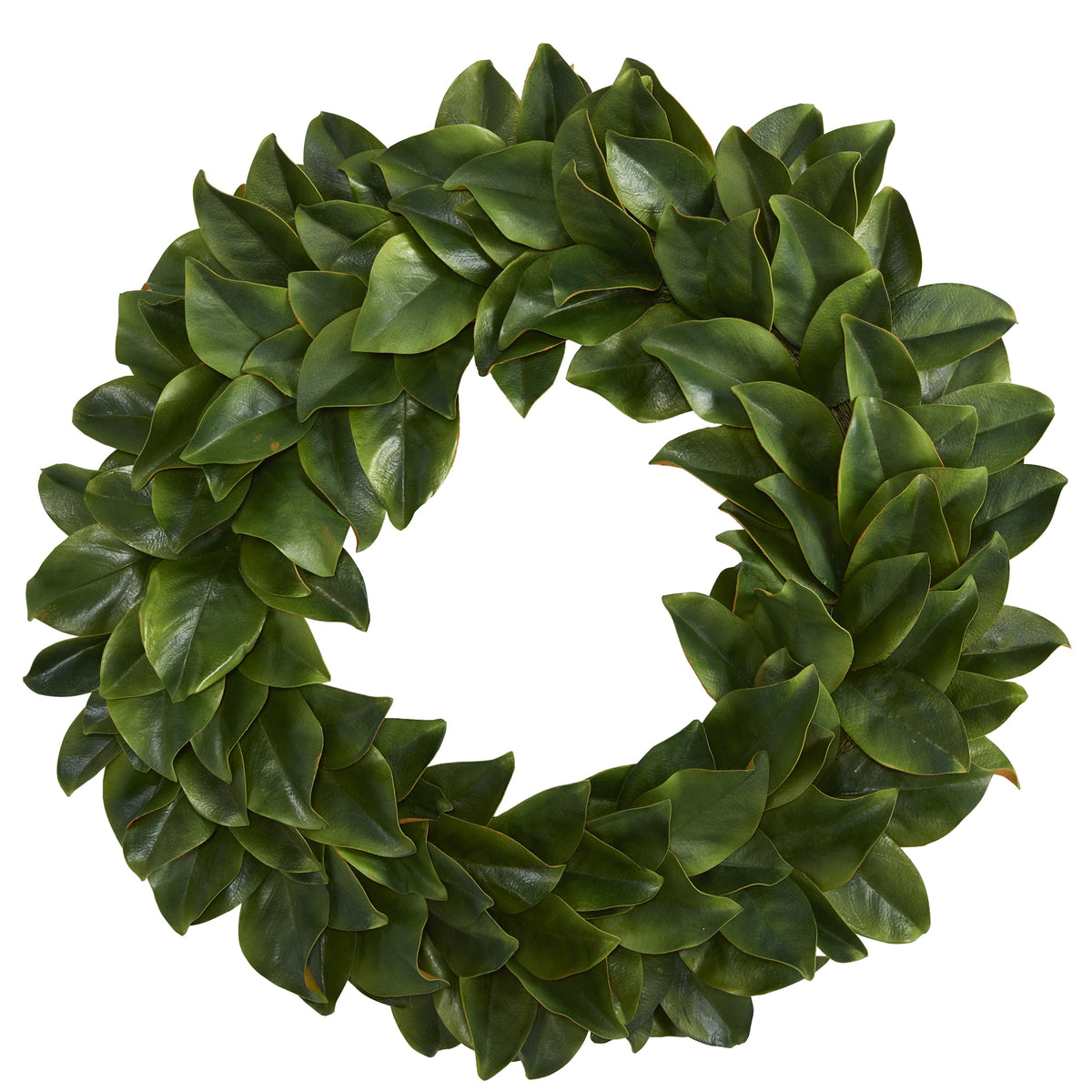 30" Magnolia Artificial Wreath by Nearly Natural