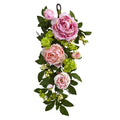24'' Peony Teardrop by Nearly Natural
