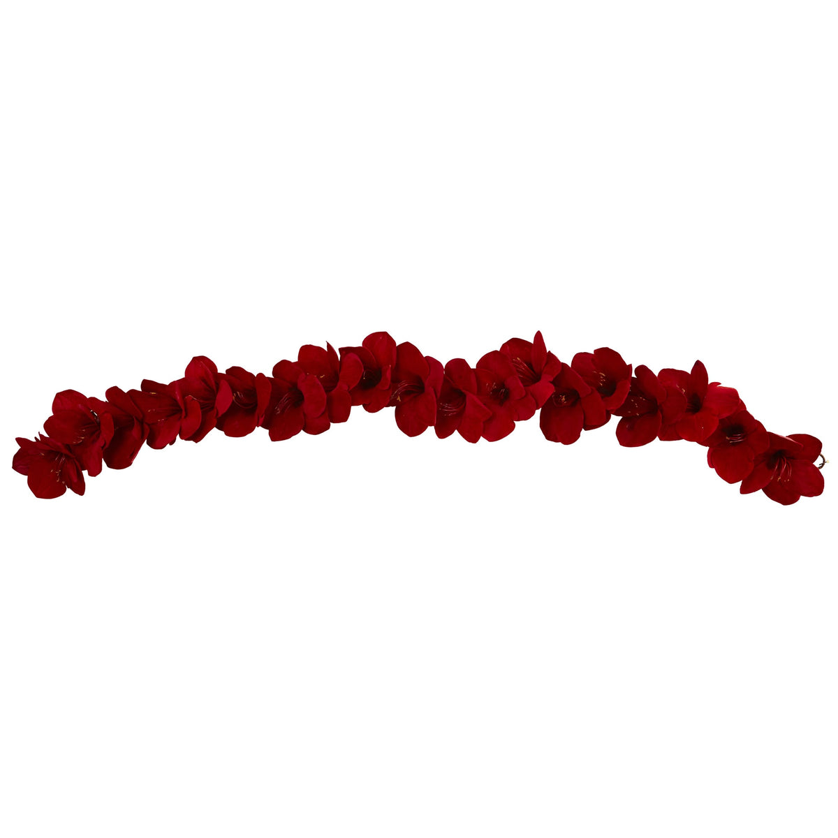 5' Amaryllis Garland by Nearly Natural
