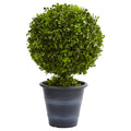 23" Boxwood Ball Topiary by Nearly Natural