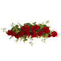 32" Geranium and Berry Swag by Nearly Natural