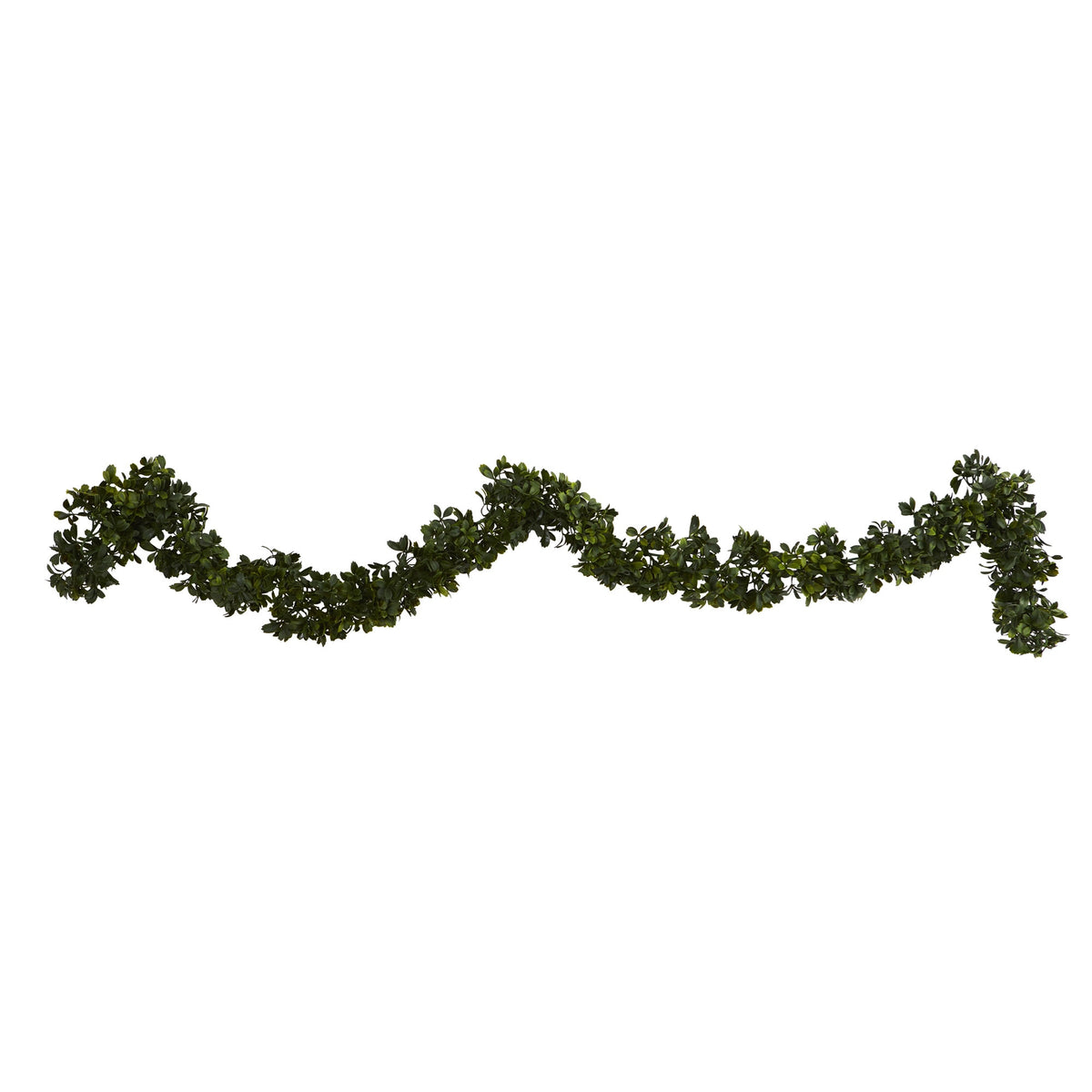 72" Boxwood Garland (Set of 4) by Nearly Natural