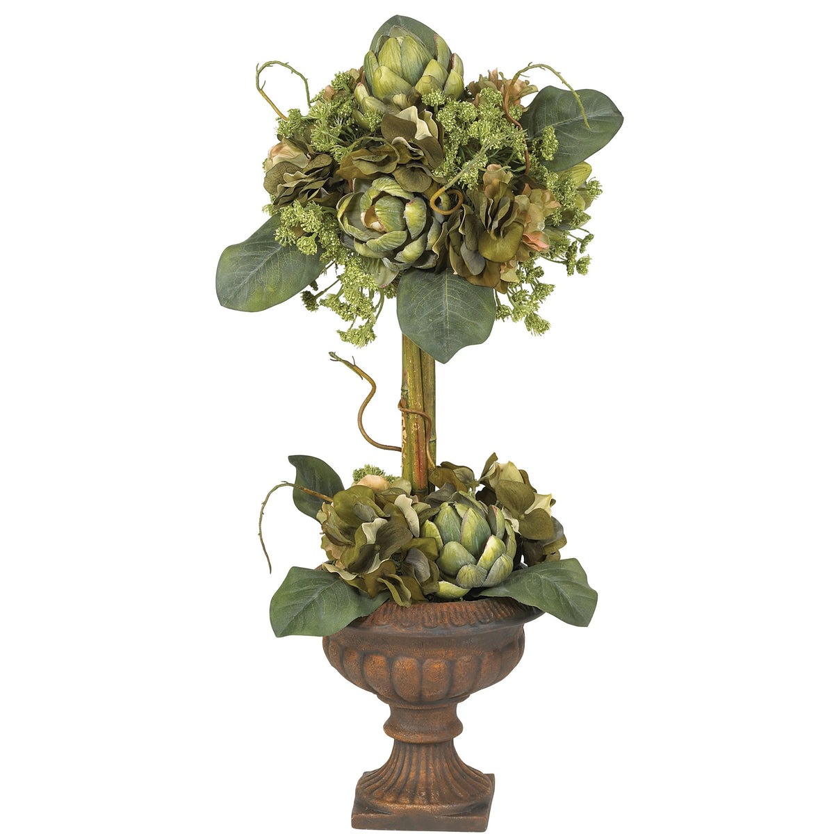 24" Artichoke Topiary by Nearly Natural in Green