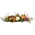 6.5" Mixed Peony Centerpiece by Nearly Natural in Mixed