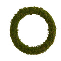 20" Moss Artificial Wreath by Nearly Natural