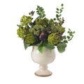 14" Artichoke/Snowball Pot by Nearly Natural in NA
