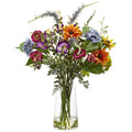 24" Spring Garden Floral w/Vase by Nearly Natural