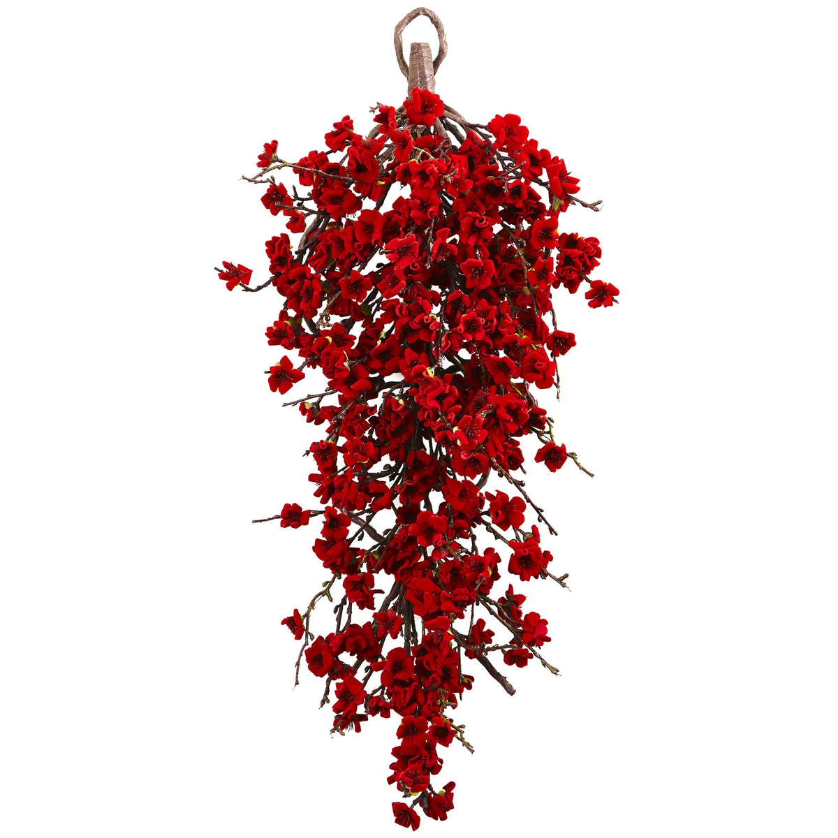 28" PLUM BLOSSOM TEARDROP by Nearly Natural