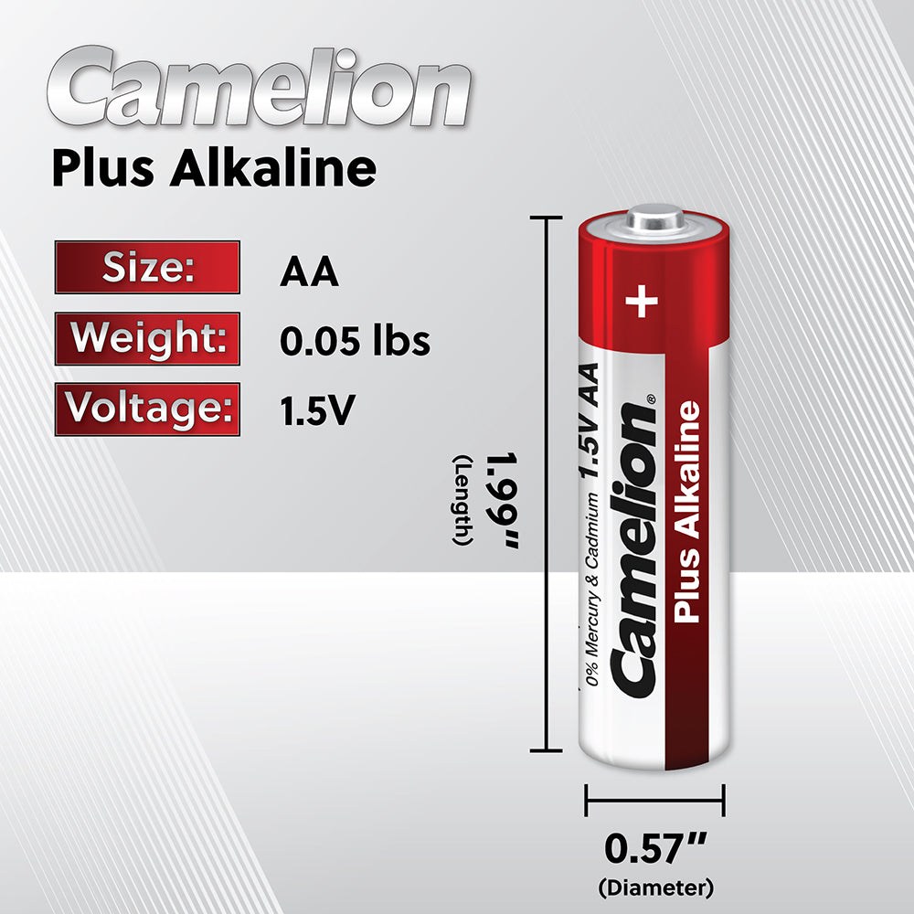 Camelion AA Plus Alkaline 4+2 Blister Pack