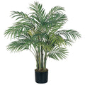 3' Areca Palm Tree x 7 w/536 Lvs by Nearly Natural in Green