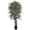 6' Smilax Tree w/2786 Lvs by Nearly Natural in Green