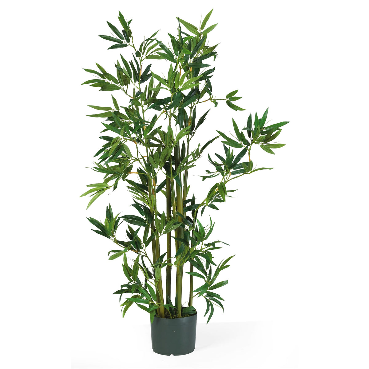 4' Bamboo Tree w/540 Lvs by Nearly Natural in Green