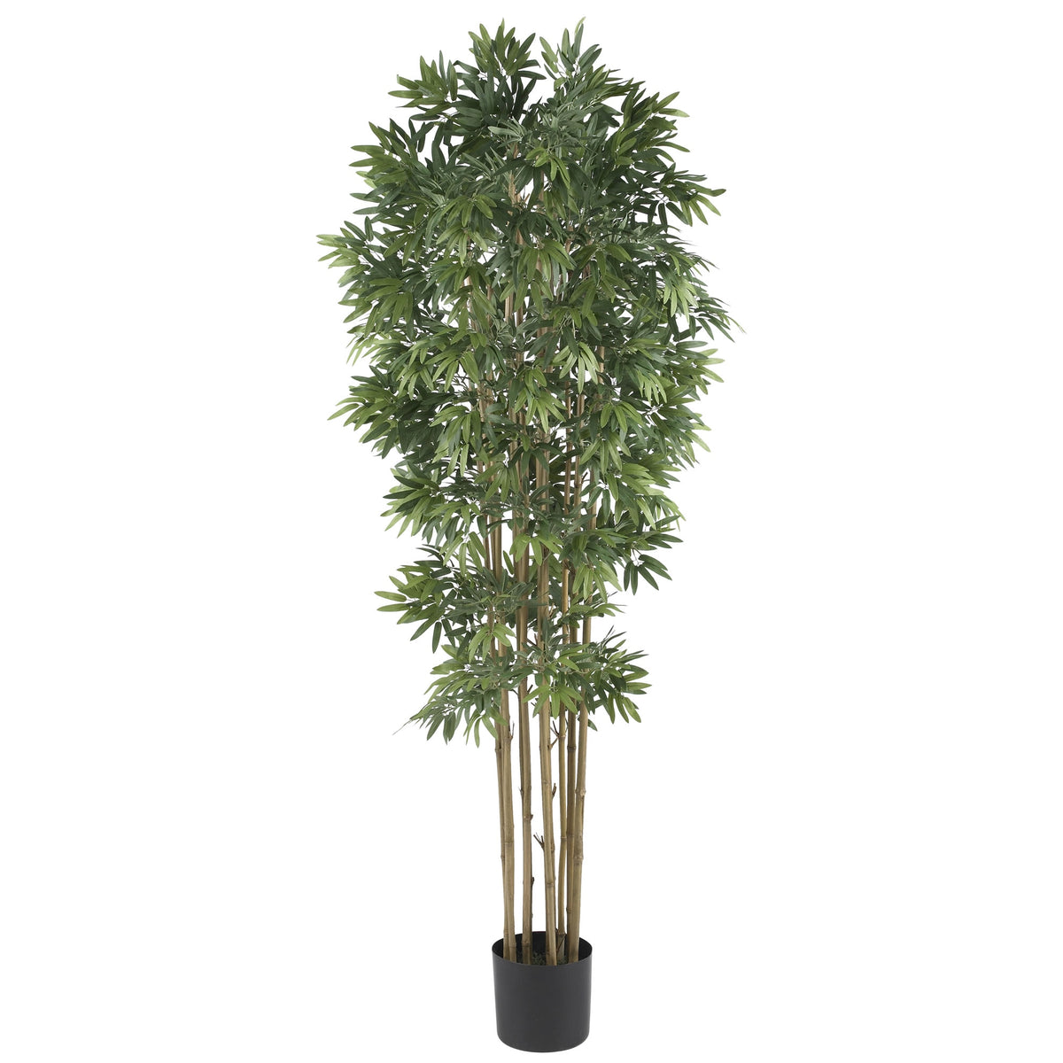 6' Bamboo Japanica Tree w/3200 Lvs Natural by Nearly Natural in Natural