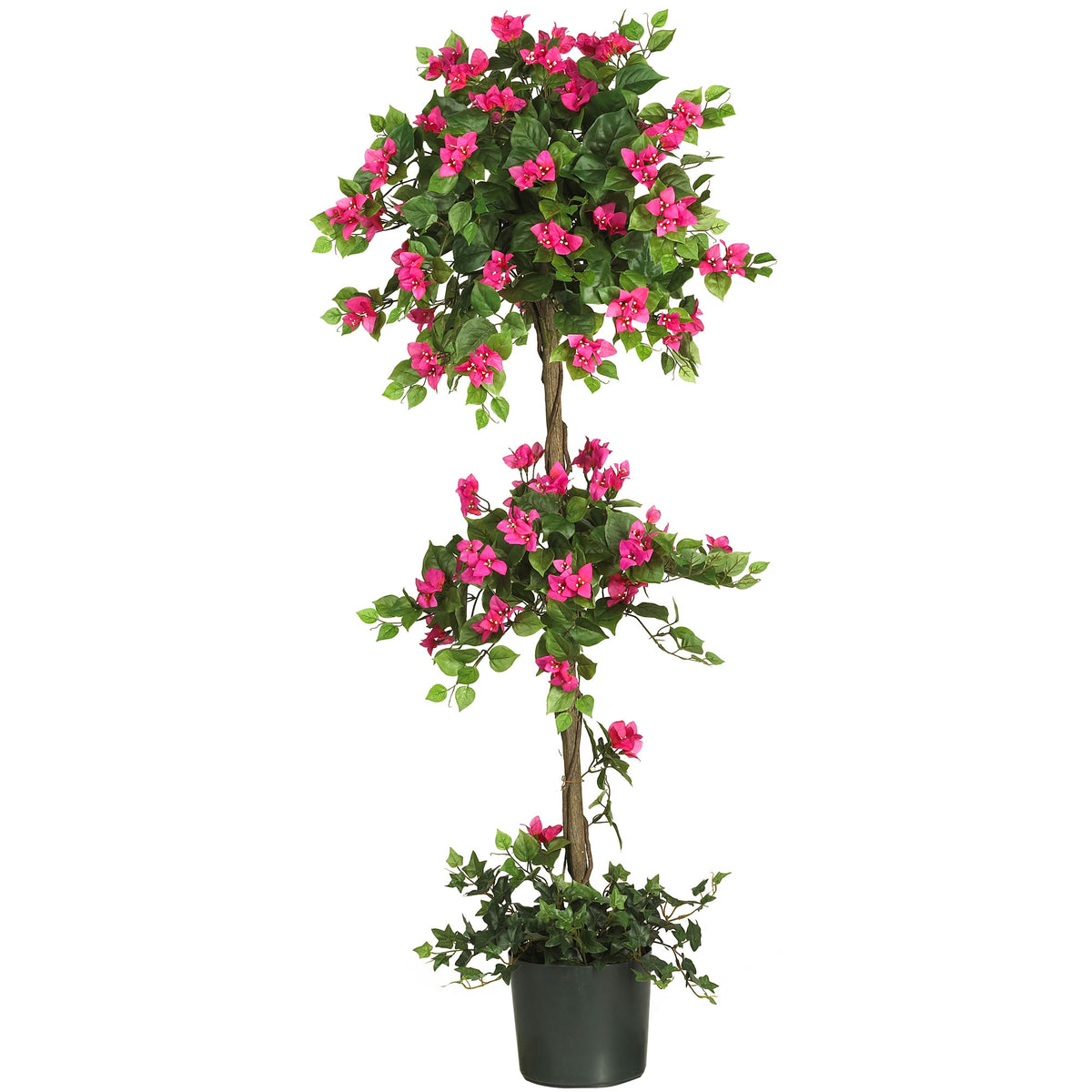 5' Bougainvillea Topiary Tree w/743 Lvs by Nearly Natural in Beauty