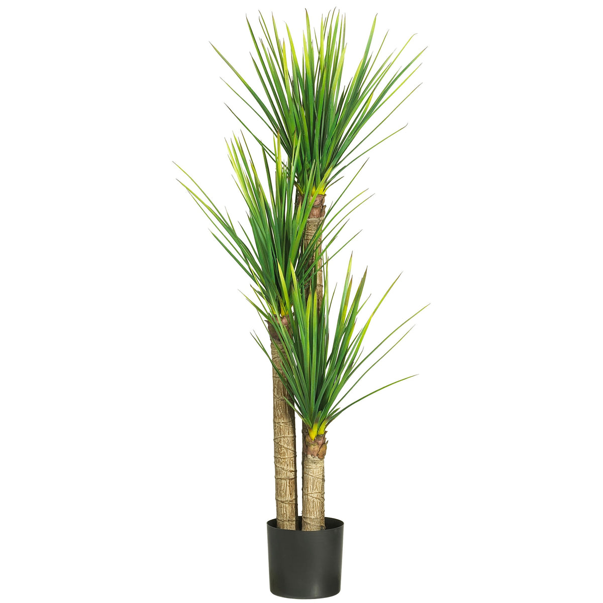 58.5" Yucca Tree w/230 Lvs by Nearly Natural in Green