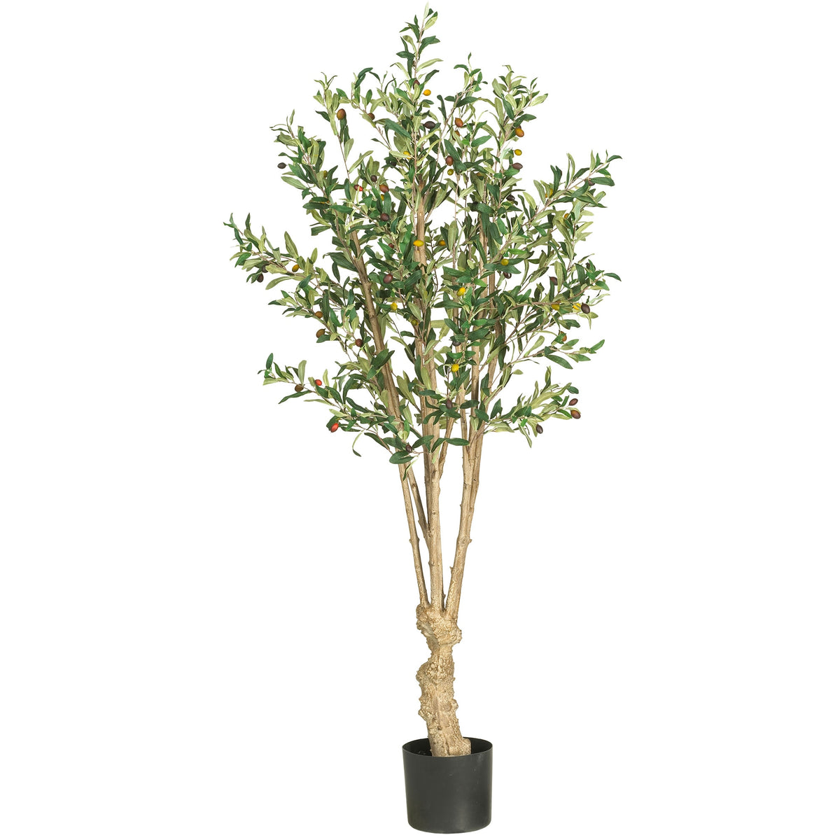 5' Olive Tree w/1380 Lvs by Nearly Natural in Green