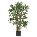 3' Biggy Bamboo Tree w/432 Lvs by Nearly Natural in Green