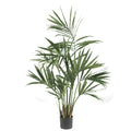 5' Kentia Palm Tree x 7 w/124 Lvs by Nearly Natural in Green